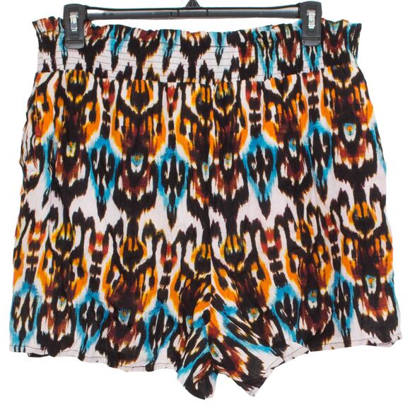 NWT NY&C Shorts Pull On Boho Festival Eclectic Maximalist Vacation Statement XXL - Picture 4 of 4